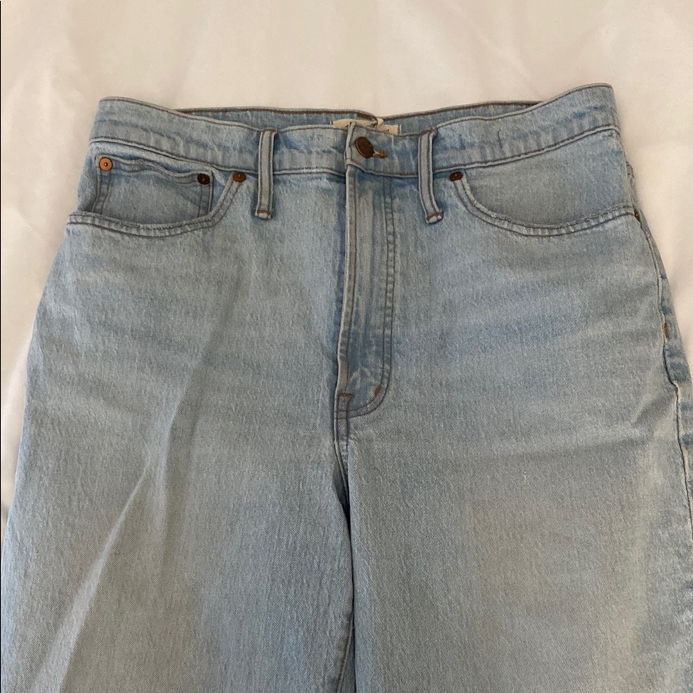 Madewell The Perfect Vintage Wide Leg Crop Jean - SIZE 30